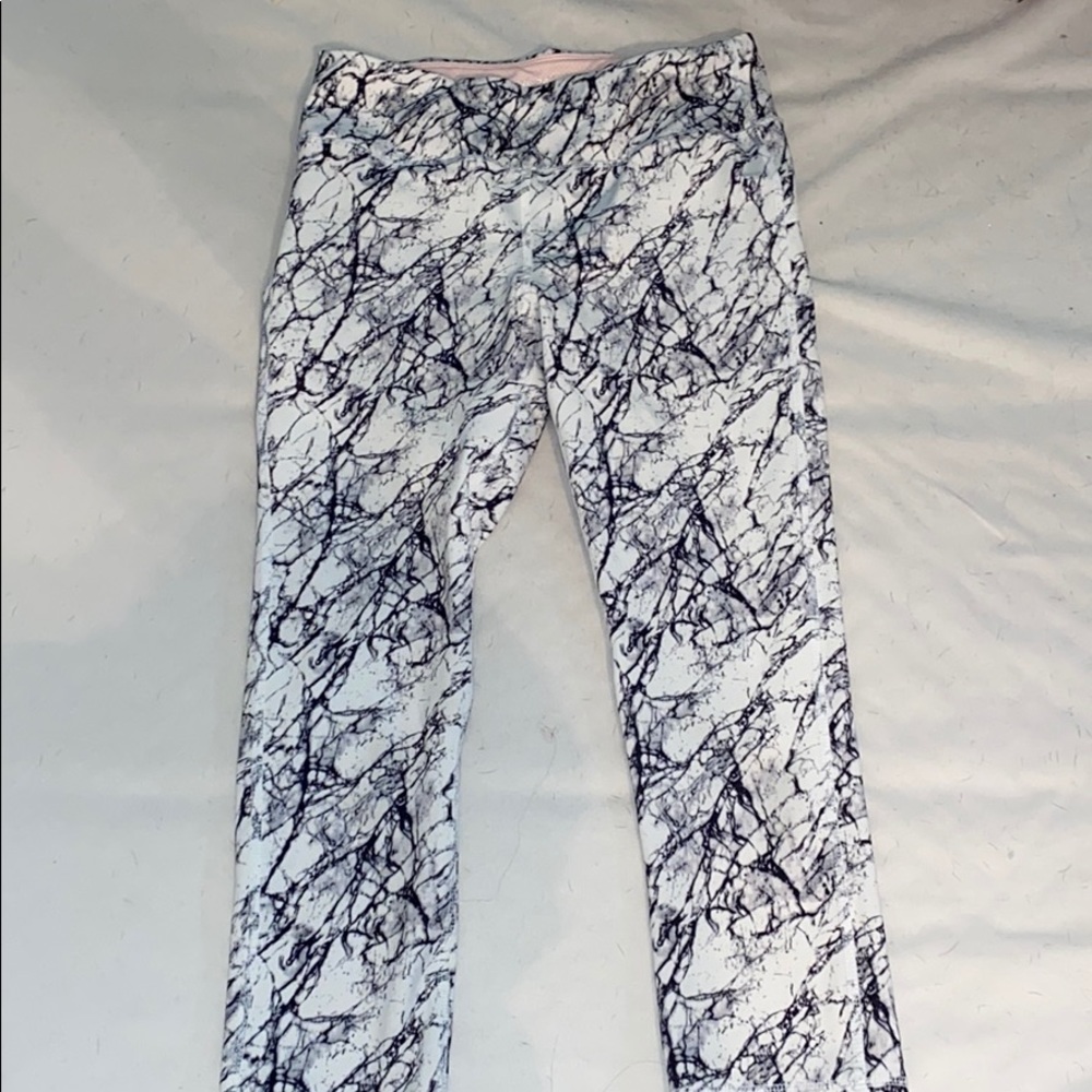 Marble Cropped Leggings - Never Worn
